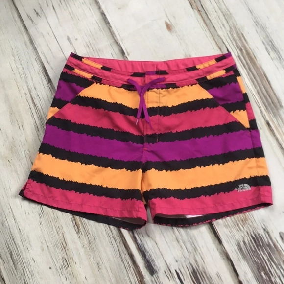 The North Face Swim Board Shorts Pink Stripes XL - Picture 3 of 8